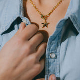 Maxi Collier Raoul Argent Étoile Colliers Monsieur Simone