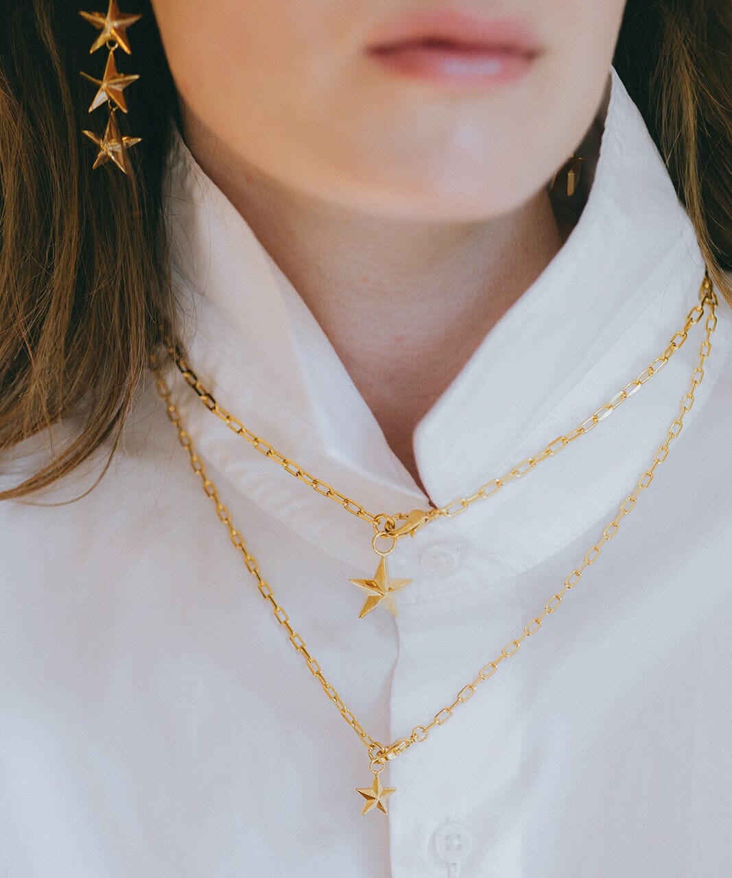 Maxi Collier Raoul Or Étoile Colliers Monsieur Simone