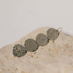 Mini Barrette Hestia Argent Ronds Martelés Accessoires Monsieur Simone