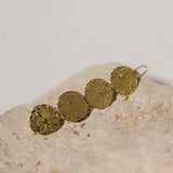 Mini Barrette Hestia Or Ronds Martelés Accessoires Monsieur Simone