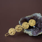 Mini Barrette Hestia Or Ronds Martelés Accessoires Monsieur Simone