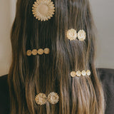 Mini Barrette Maïa Argent Fleurs Accessoires Monsieur Simone