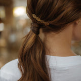 Mini Barrette Maïa Argent Fleurs Accessoires Monsieur Simone