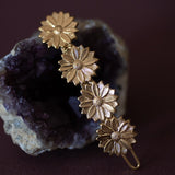 Mini Barrette Maïa Or Fleurs Accessoires Monsieur Simone