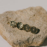 Mini Barrette Maïa Or Fleurs Accessoires Monsieur Simone