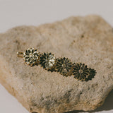 Mini Barrette Maïa Or Fleurs Accessoires Monsieur Simone