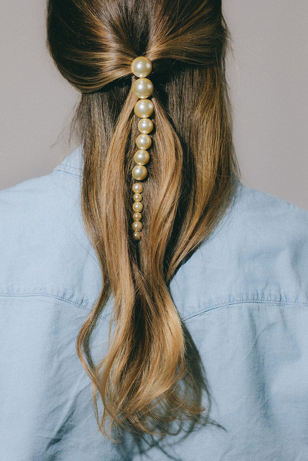 Mini Barrette Nélya Argent Perles Accessoires Monsieur Simone