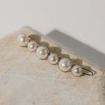 Mini Barrette Nélya Argent Perles Accessoires Monsieur Simone