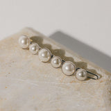 Mini Barrette Nélya Argent Perles Accessoires Monsieur Simone