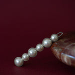 Mini Barrette Nélya Argent Perles Accessoires Monsieur Simone