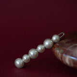 Mini Barrette Nélya Argent Perles Accessoires Monsieur Simone