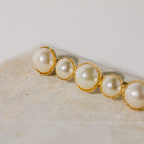 Mini Barrette Nélya Or Perles Accessoires Monsieur Simone