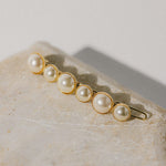 Mini Barrette Nélya Or Perles Accessoires Monsieur Simone