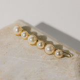 Mini Barrette Nélya Or Perles Accessoires Monsieur Simone