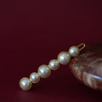 Mini Barrette Nélya Or Perles Accessoires Monsieur Simone