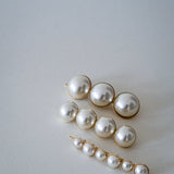 Mini Barrette Nélya Or Perles Accessoires Monsieur Simone