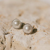 Mini Boucles d'Oreilles Puces Nélya Argent Perles Boucles d'oreilles Monsieur Simone