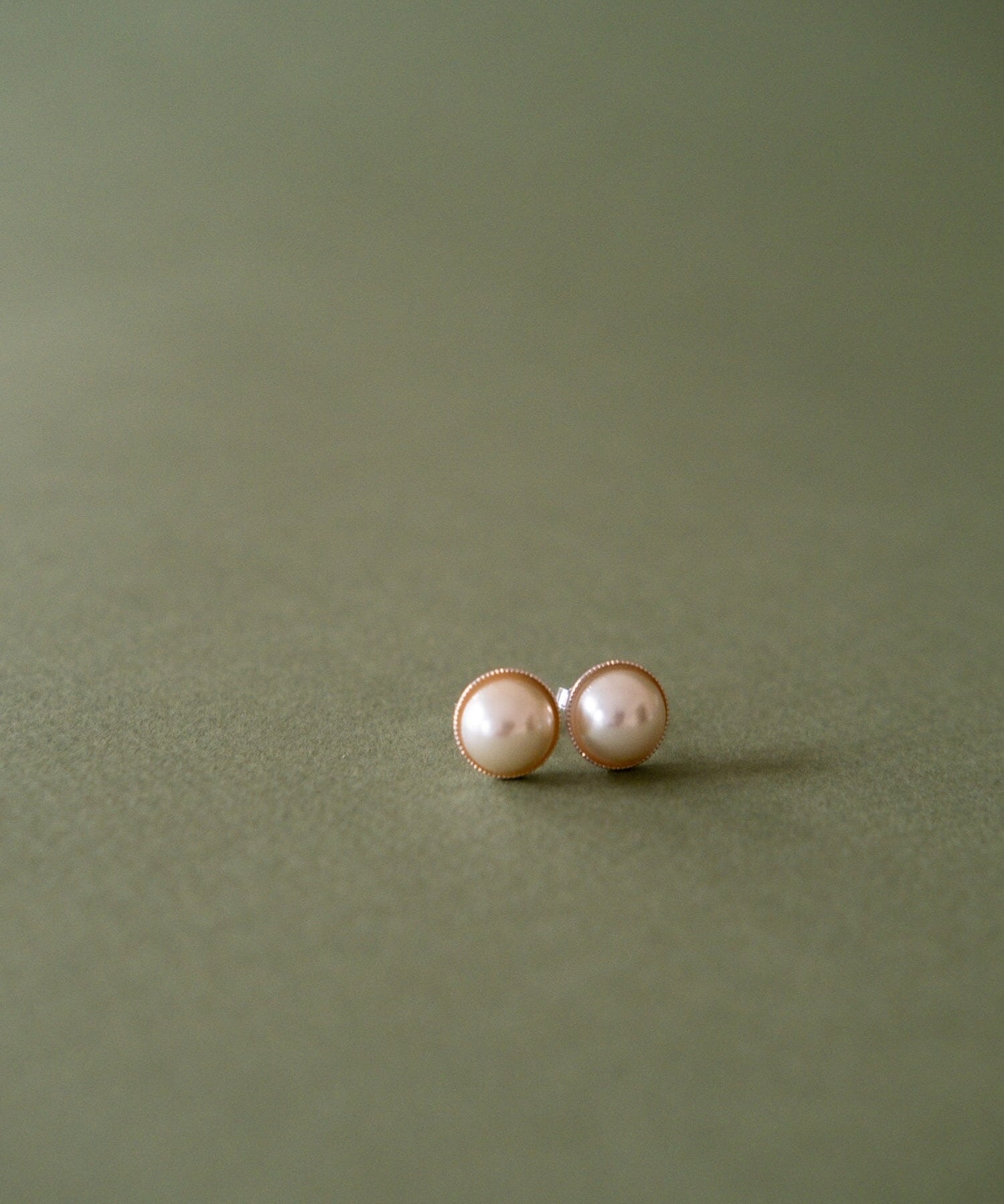 Mini Boucles d'Oreilles Puces Nélya Argent Perles Boucles d'oreilles Monsieur Simone