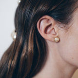 Mini Boucles d'Oreilles Puces Nélya Or Perles Boucles d'Oreilles Monsieur Simone