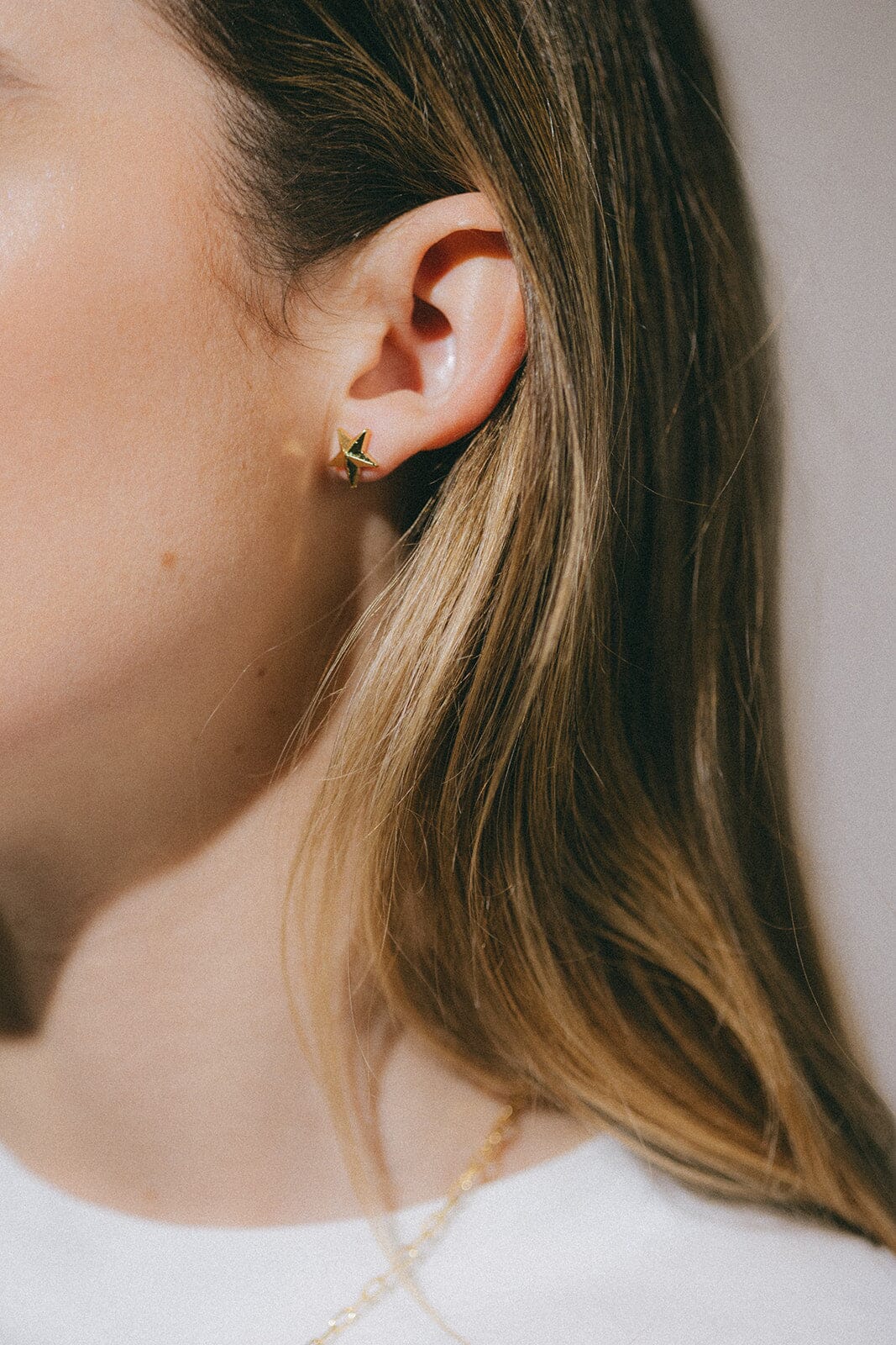 Mini Boucles d'Oreilles Puces Raoul Argent Étoiles Boucles d'oreilles Monsieur Simone