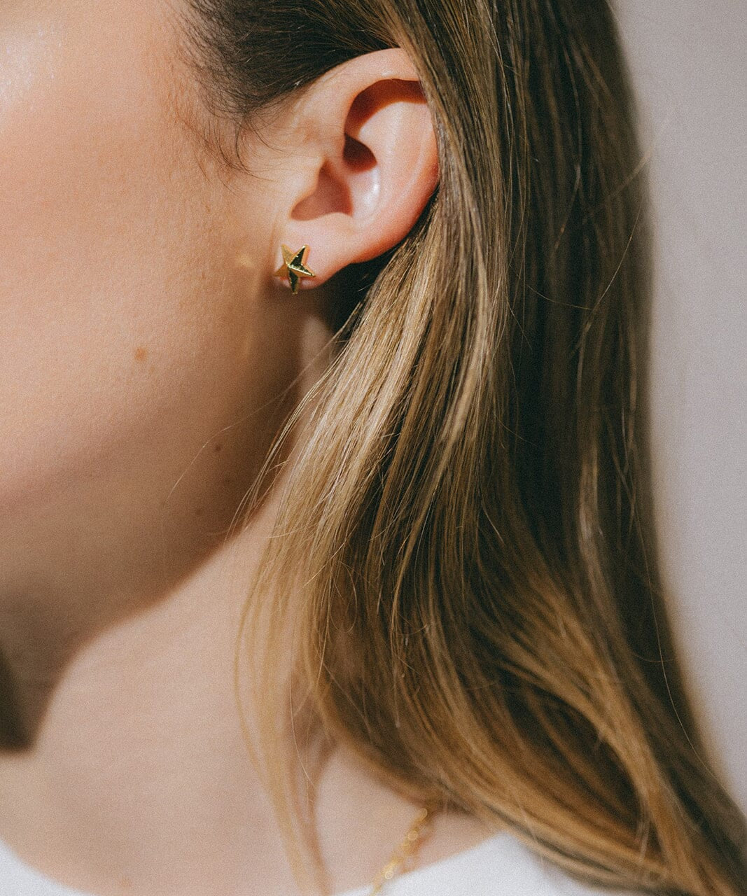 Mini Boucles d'Oreilles Puces Raoul Or Étoiles Boucles d'oreilles Monsieur Simone