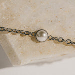 Mini Bracelet Nélya Argent Perle Bracelets Monsieur Simone