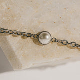 Mini Bracelet Nélya Argent Perle Bracelets Monsieur Simone