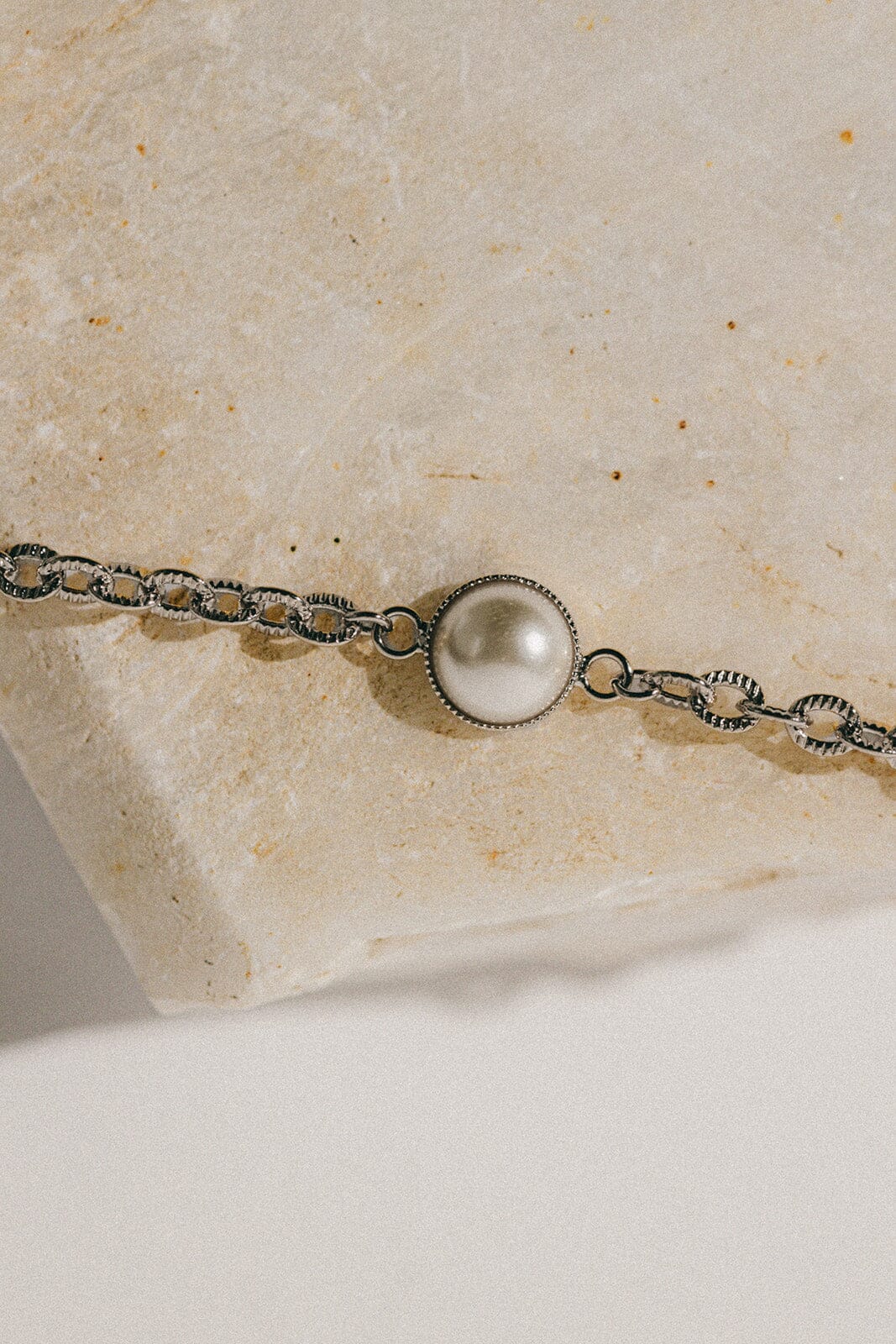 Mini Bracelet Nélya Argent Perle Bracelets Monsieur Simone