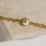 Mini Bracelet Nélya Or Perle Bracelets Monsieur Simone