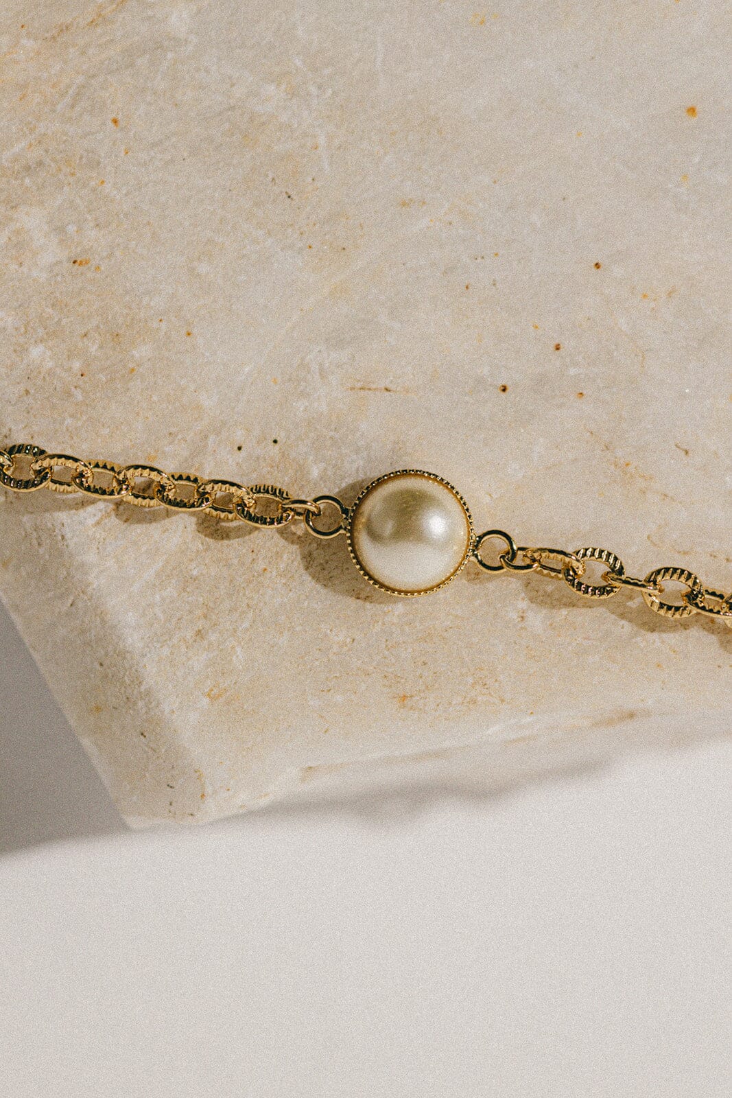 Mini Bracelet Nélya Or Perle Bracelets Monsieur Simone