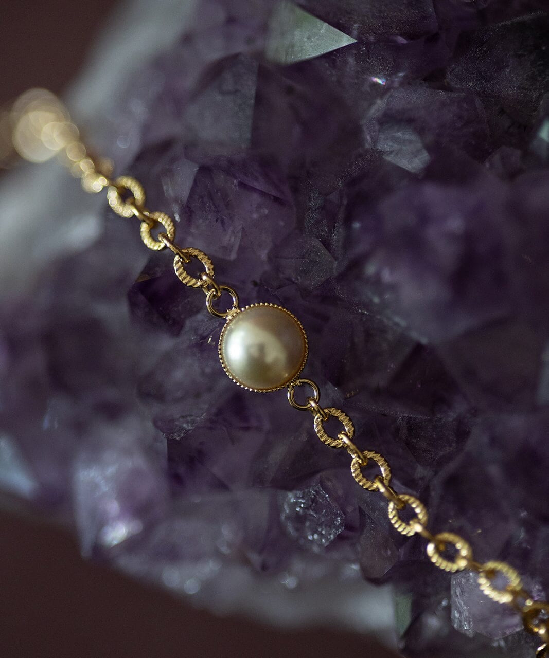 Mini Bracelet Nélya Or Perle Bracelets Monsieur Simone