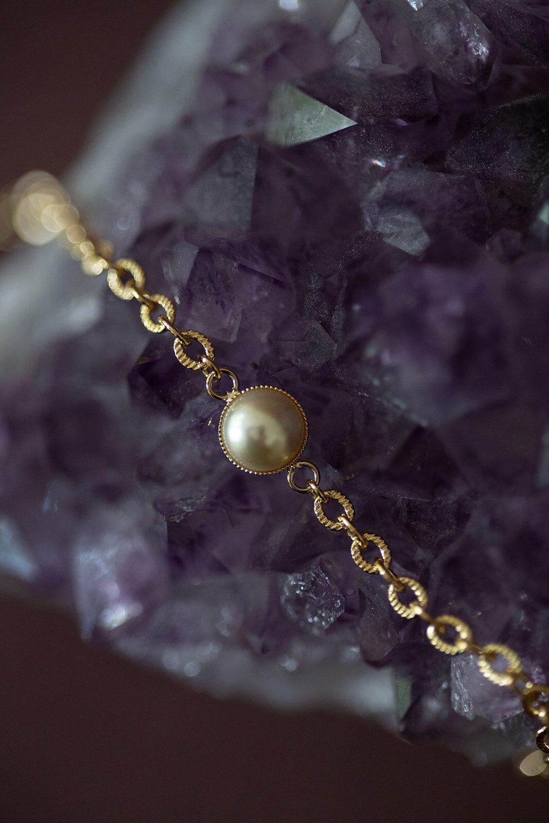 Mini Bracelet Nélya Or Perle Bracelets Monsieur Simone