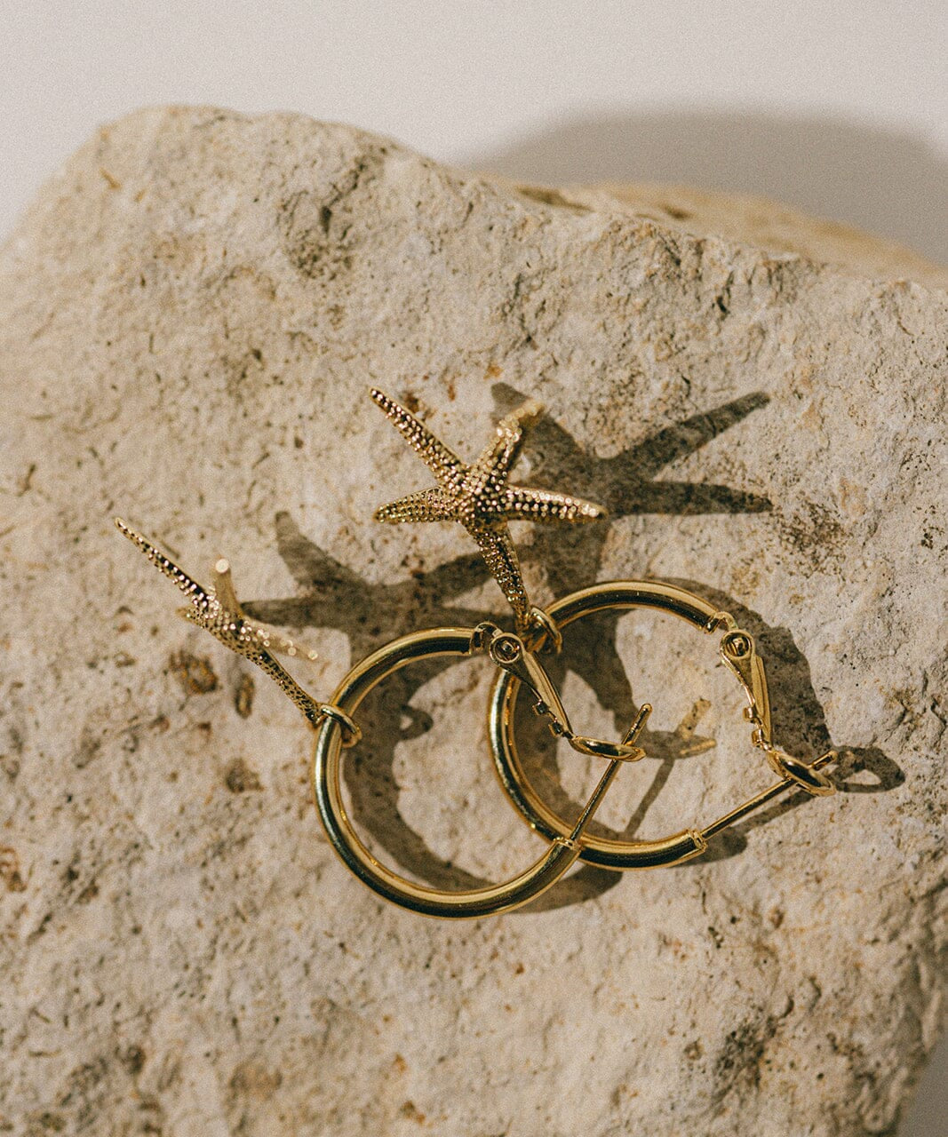 Mini Créoles Cléia Or Étoiles Boucles d'Oreilles Monsieur Simone