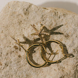 Mini Créoles Cléia Or Étoiles Boucles d'Oreilles Monsieur Simone