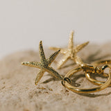 Mini Créoles Cléia Or Étoiles Boucles d'Oreilles Monsieur Simone