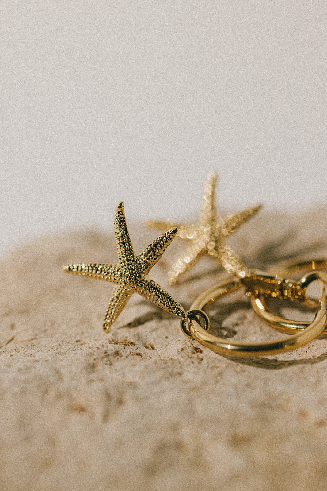 Mini Créoles Cléia Or Étoiles Boucles d'Oreilles Monsieur Simone