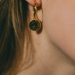 Mini Créoles Hestia Or Ronds Martelés Boucles d'Oreilles Monsieur Simone