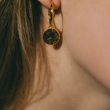 Mini Créoles Hestia Or Ronds Martelés Boucles d'Oreilles Monsieur Simone