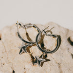 Mini Créoles Raoul Argent Étoiles Boucles d'oreilles Monsieur Simone