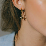 Mini Créoles Raoul Argent Étoiles Boucles d'oreilles Monsieur Simone