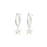 Mini Créoles Raoul Argent Étoiles Boucles d'oreilles Monsieur Simone