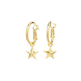 Mini Créoles Raoul Or Étoiles Boucles d'oreilles Monsieur Simone