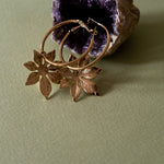 Petites Créoles Chloris Or Fleurs Boucles d'Oreilles Monsieur Simone