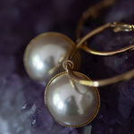 Petites Créoles Nélya Or Perles Boucles d'Oreilles Monsieur Simone