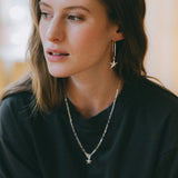 Petites Créoles Raoul Argent Étoiles Boucles d'oreilles Monsieur Simone