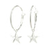 Petites Créoles Raoul Argent Étoiles Boucles d'oreilles Monsieur Simone