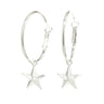 Petites Créoles Raoul Argent Étoiles Boucles d'oreilles Monsieur Simone