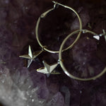 Petites Créoles Raoul Argent Étoiles Boucles d'oreilles Monsieur Simone