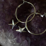 Petites Créoles Raoul Argent Étoiles Boucles d'oreilles Monsieur Simone