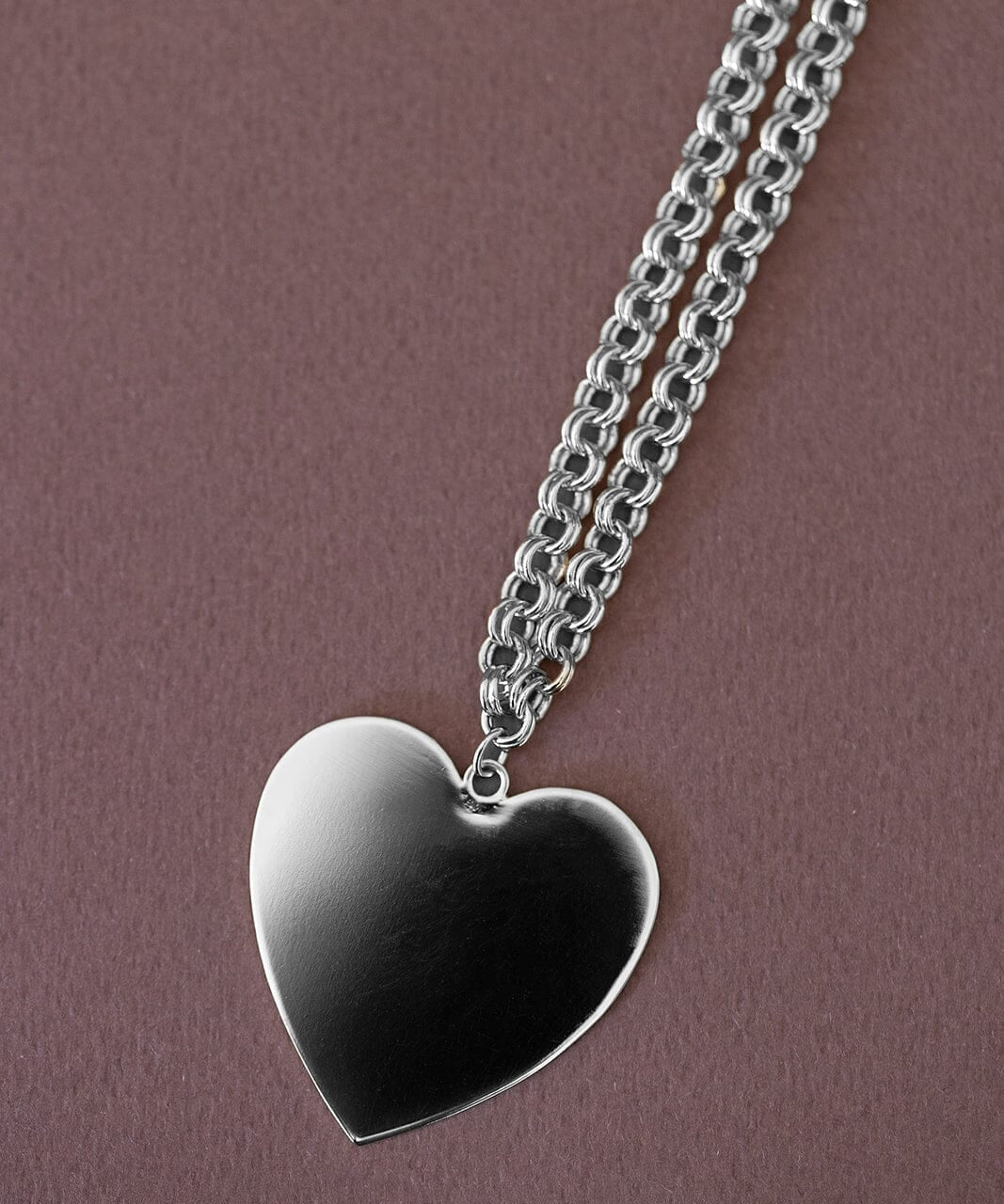 Sautoir Aphrodite Argent Coeur Colliers Monsieur Simone